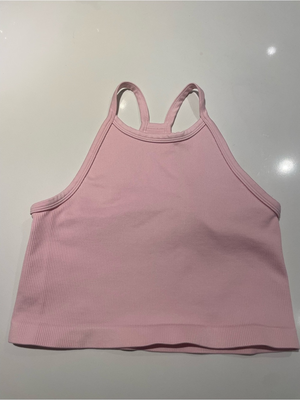 Aritzia TNA Pink Ribbed Tank Top (NEVER WORN)